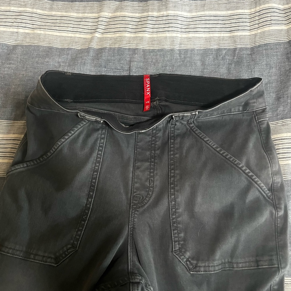 SPANX Charcoal High-Waisted Pants